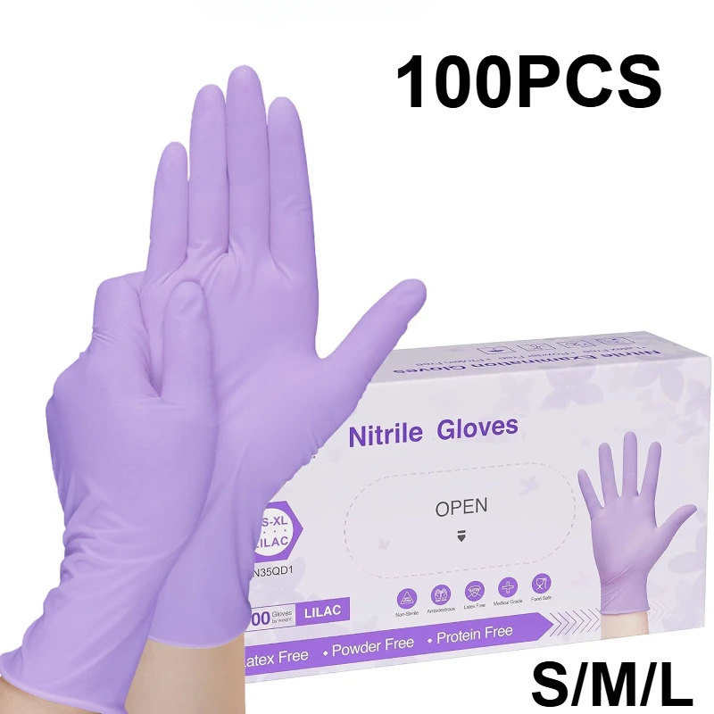 Guanti monouso in nitrile viol - Medical Gloves recensione e prezzo